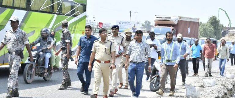 ట్రాఫిక్‌కు ఇబ్బందులు లేకుండా రోడ్డు పనులు చేపట్టాలి: జిల్లా ఎస్పీ